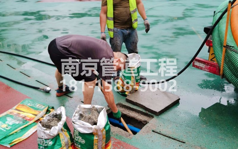 218下坝村管道清淤