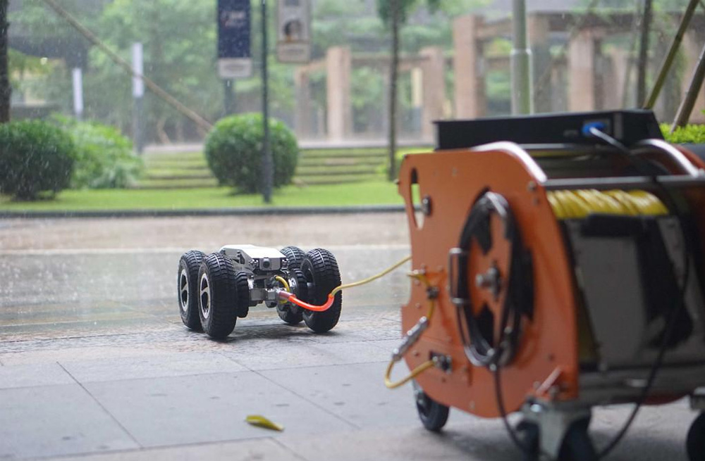 285下坝村管道检测机器人